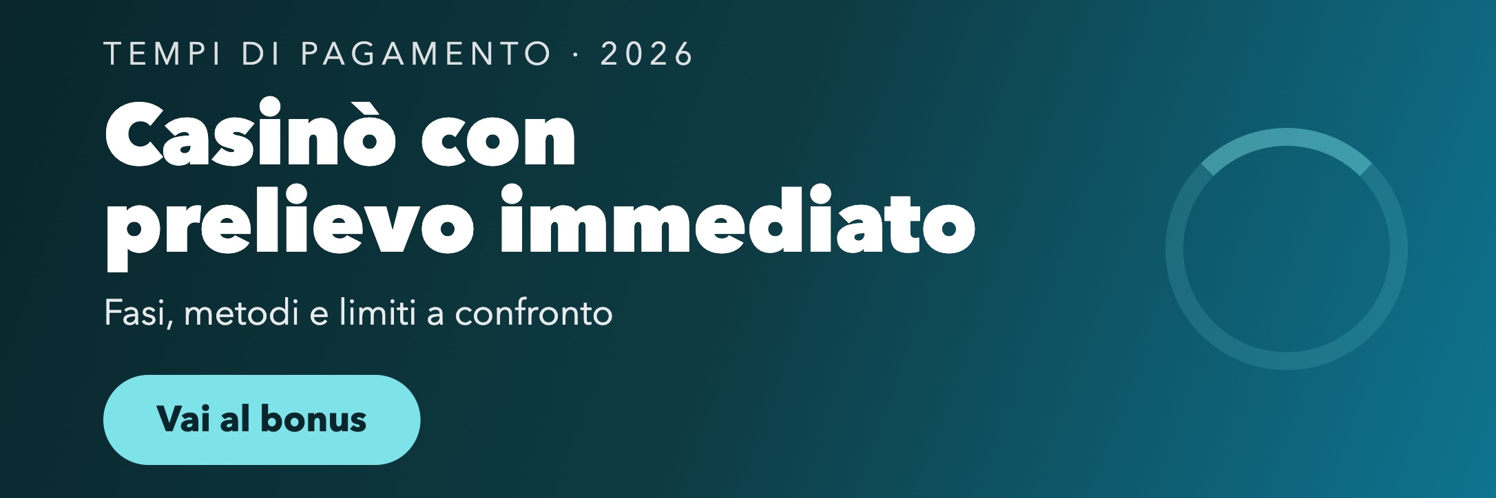 Casinò con Prelievo Immediato 2026